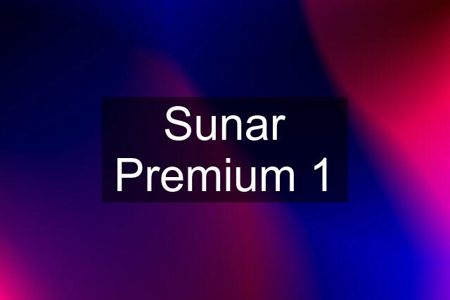 Sunar Premium 1