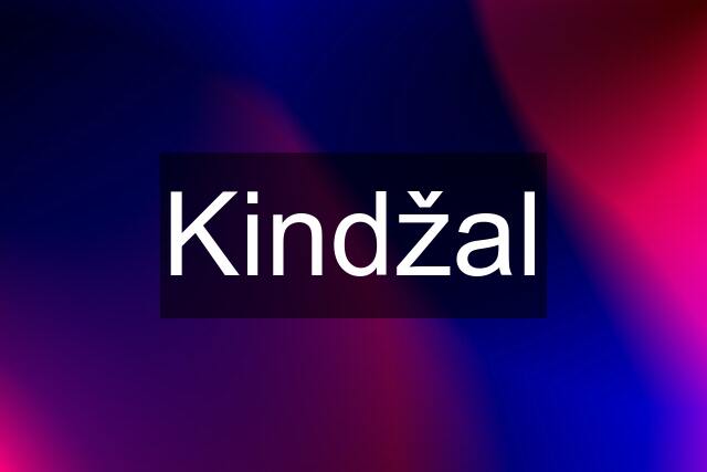 Kindžal