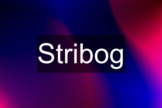 Stribog