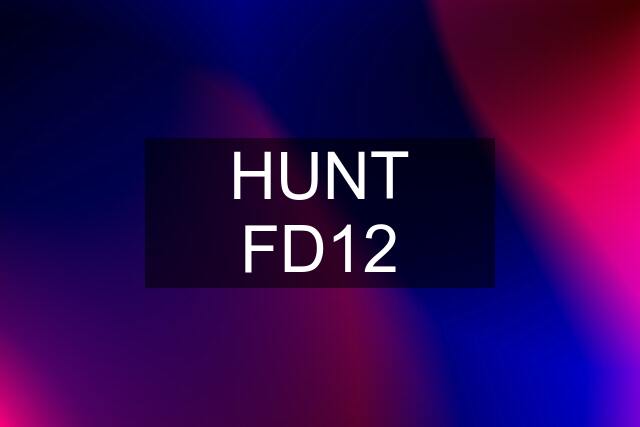 HUNT FD12