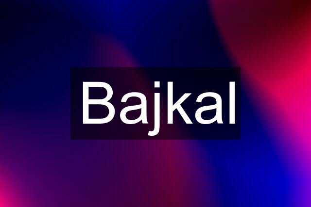 Bajkal