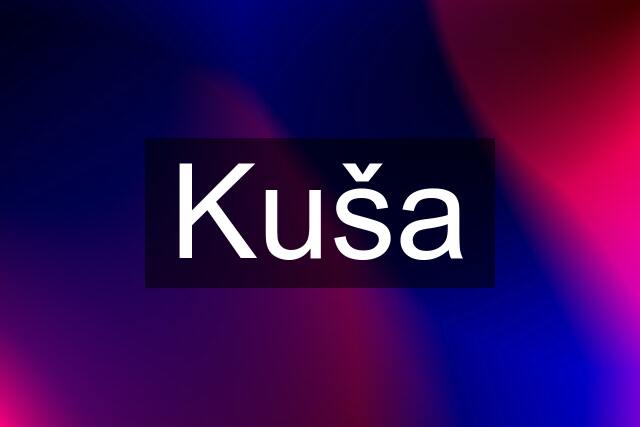 Kuša