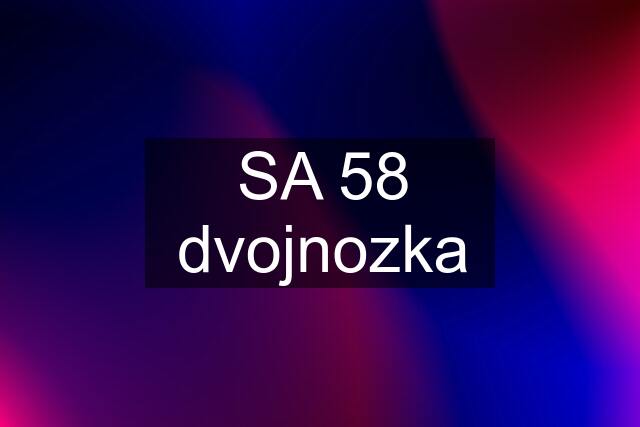 SA 58 dvojnozka