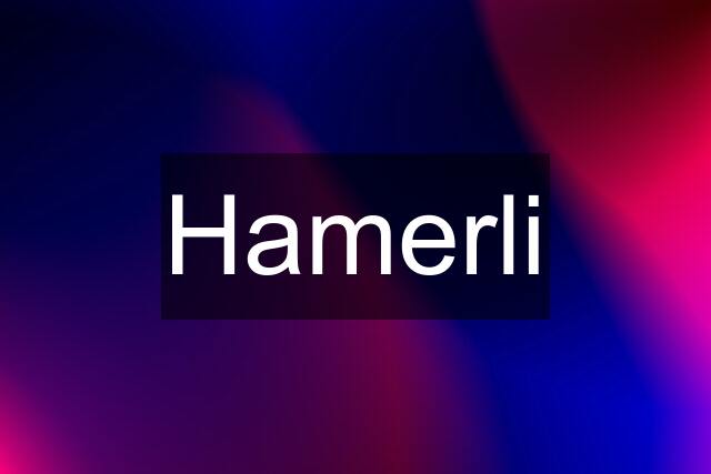 Hamerli