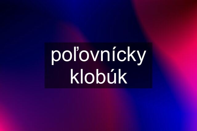 poľovnícky klobúk