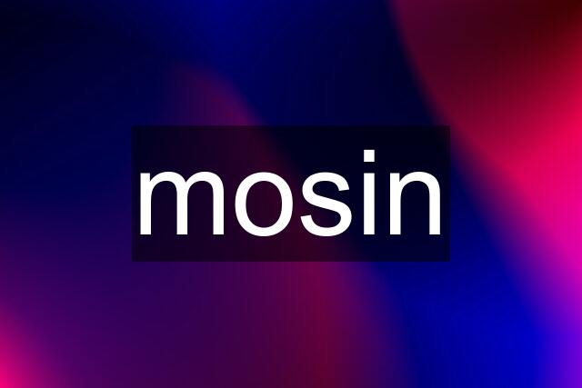 mosin