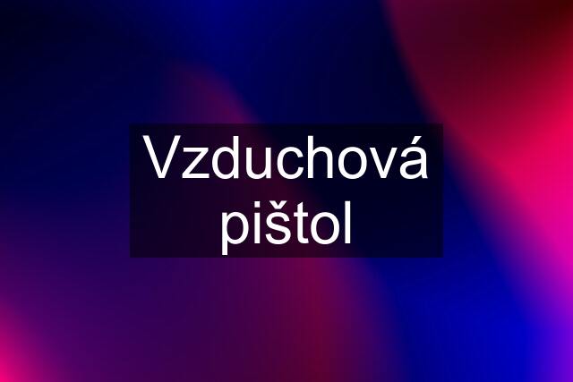 Vzduchová pištol