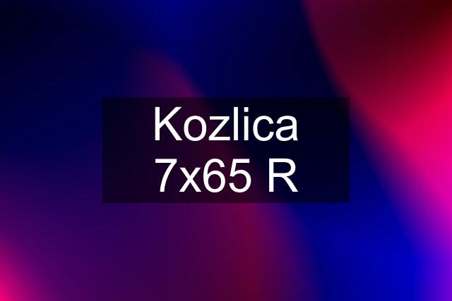 Kozlica 7x65 R