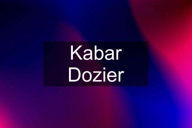 Kabar Dozier