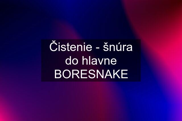 Čistenie - šnúra do hlavne BORESNAKE