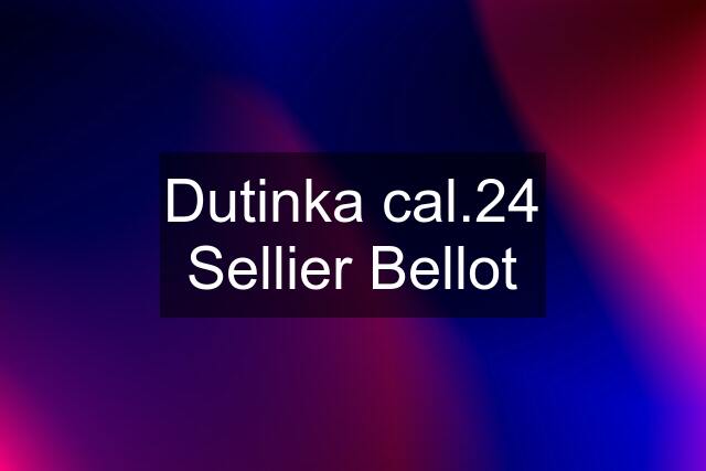 Dutinka cal.24 Sellier Bellot