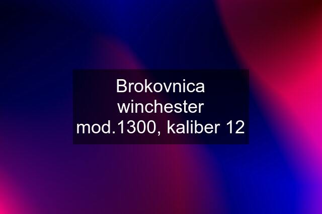 Brokovnica winchester mod.1300, kaliber 12