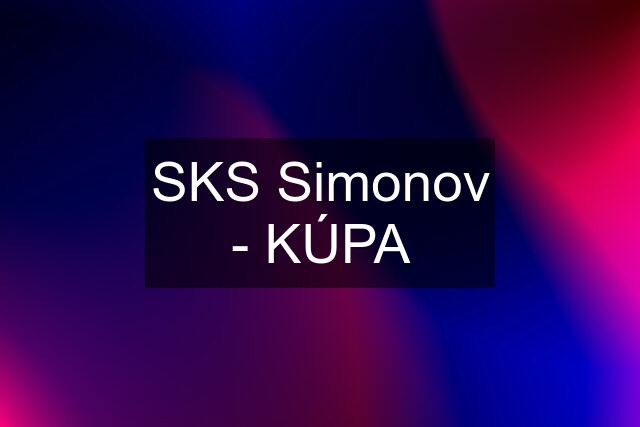 SKS Simonov - KÚPA