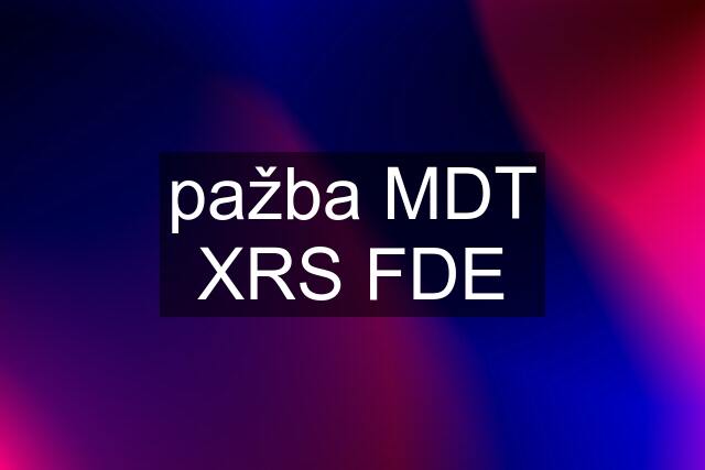 pažba MDT XRS FDE