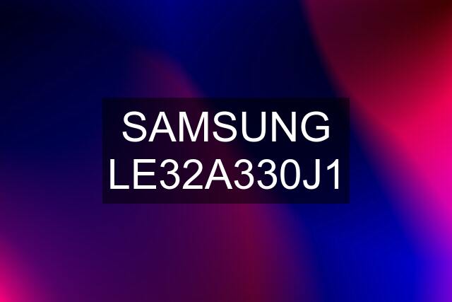 SAMSUNG LE32A330J1