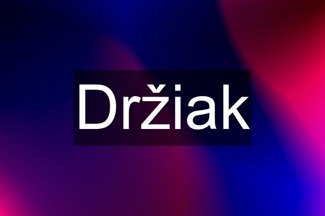 Držiak