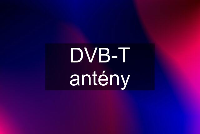 DVB-T antény