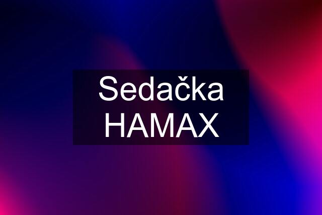 Sedačka HAMAX