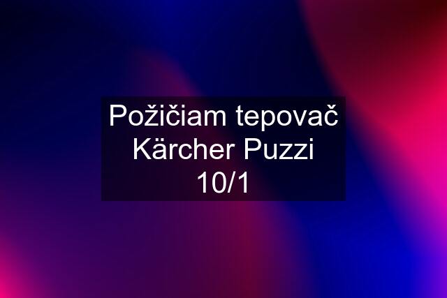 Požičiam tepovač Kärcher Puzzi 10/1