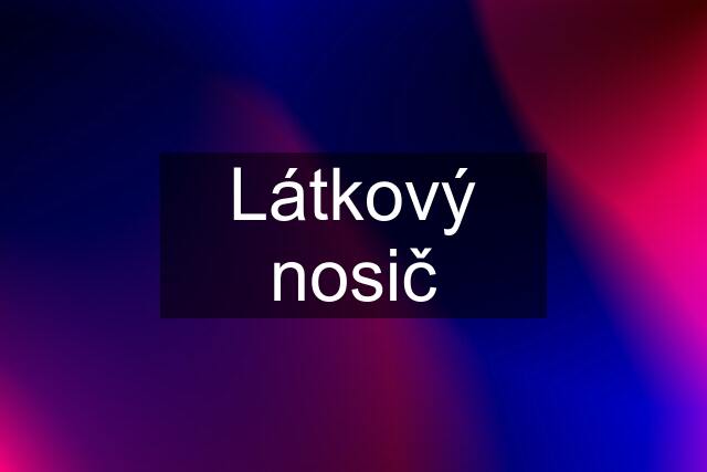 Látkový nosič