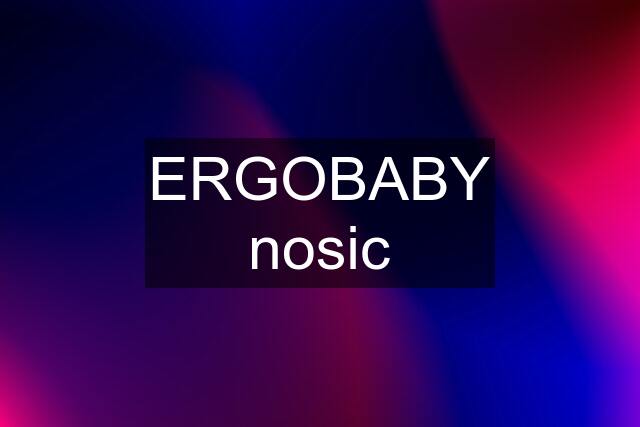 ERGOBABY nosic