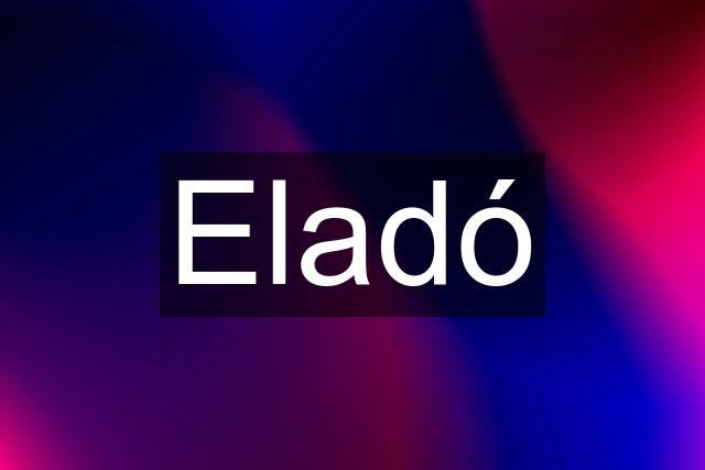 Eladó