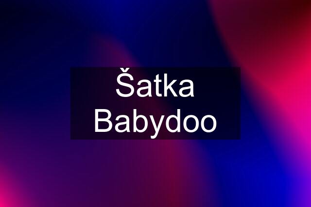 Šatka Babydoo