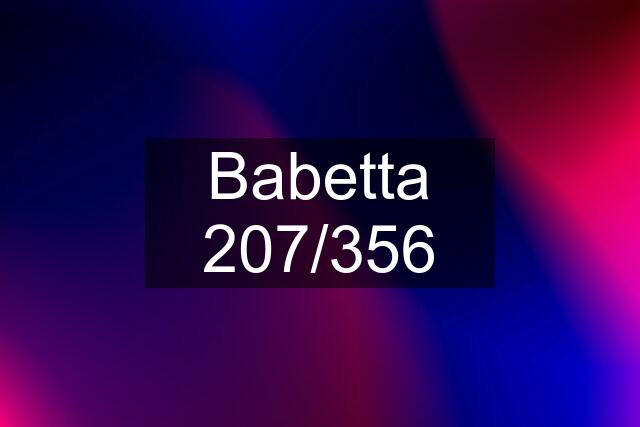 Babetta 207/356