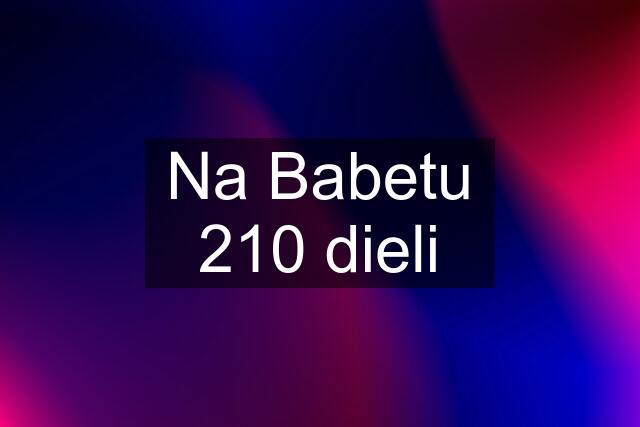 Na Babetu 210 dieli