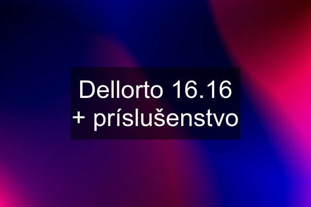 Dellorto 16.16 + príslušenstvo