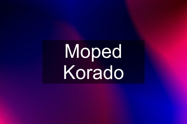 Moped Korado