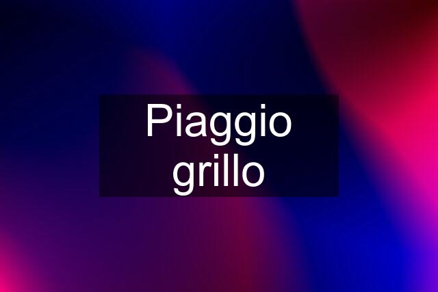 Piaggio grillo