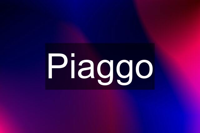 Piaggo