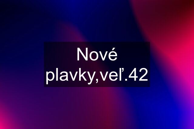 Nové plavky,veľ.42