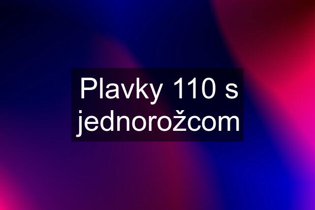 Plavky 110 s jednorožcom