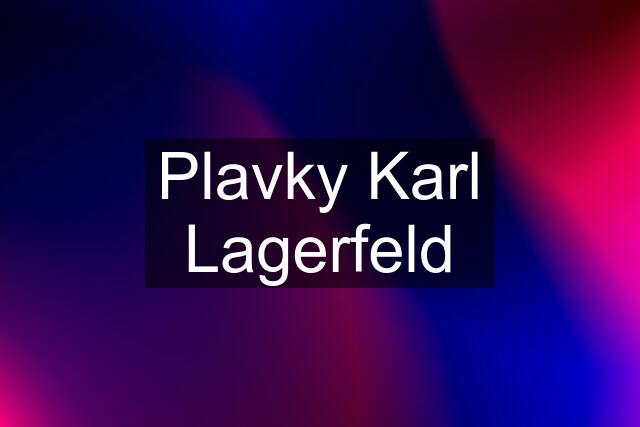 Plavky Karl Lagerfeld