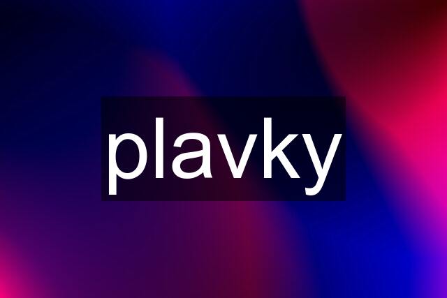 plavky