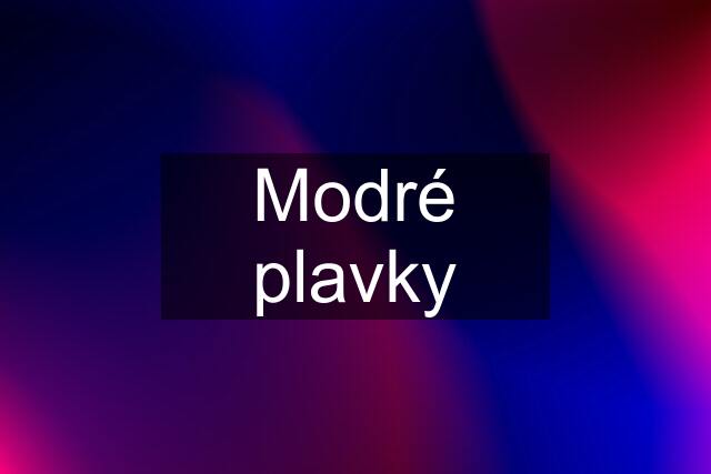 Modré plavky