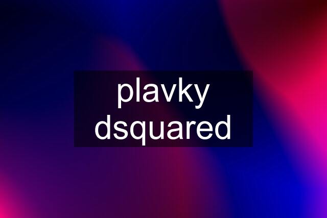 plavky dsquared