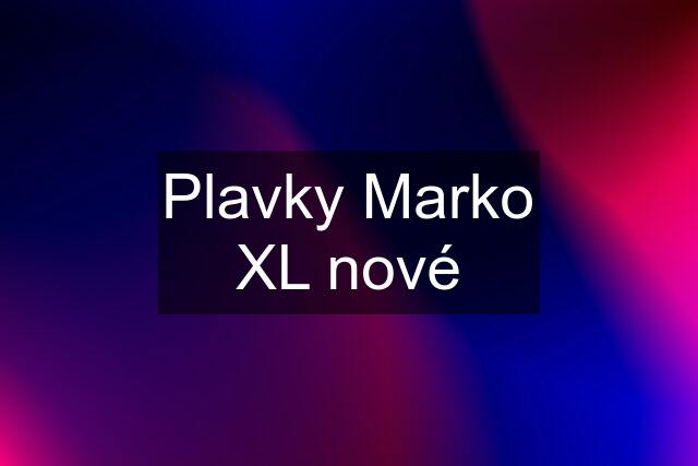 Plavky Marko XL nové