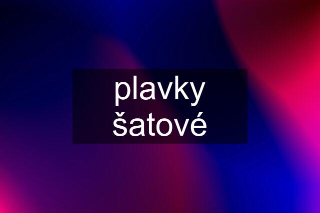 plavky šatové