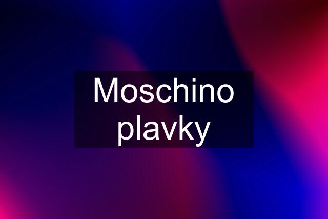 Moschino plavky