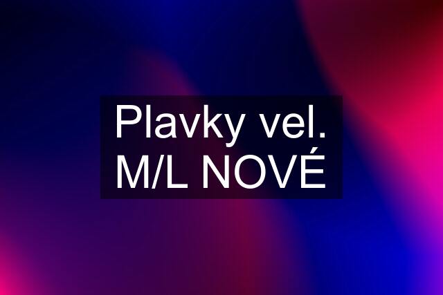 Plavky vel. M/L NOVÉ