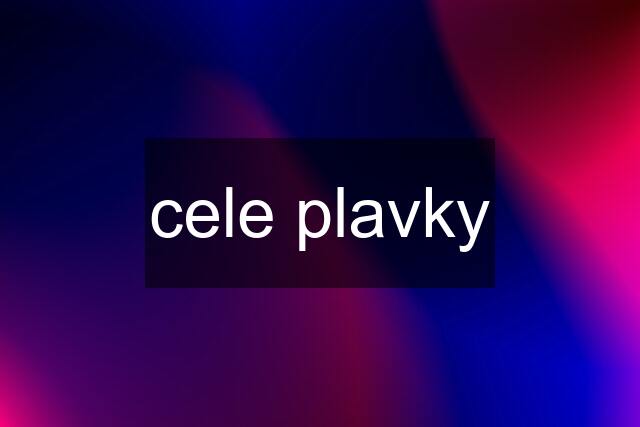 cele plavky