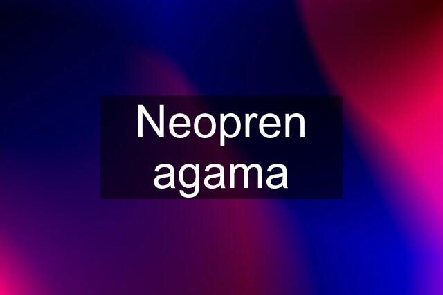 Neopren agama