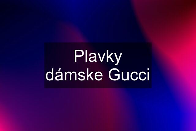 Plavky dámske Gucci