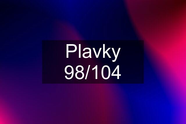 Plavky 98/104