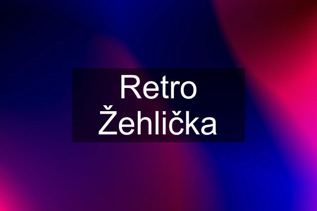 Retro Žehlička