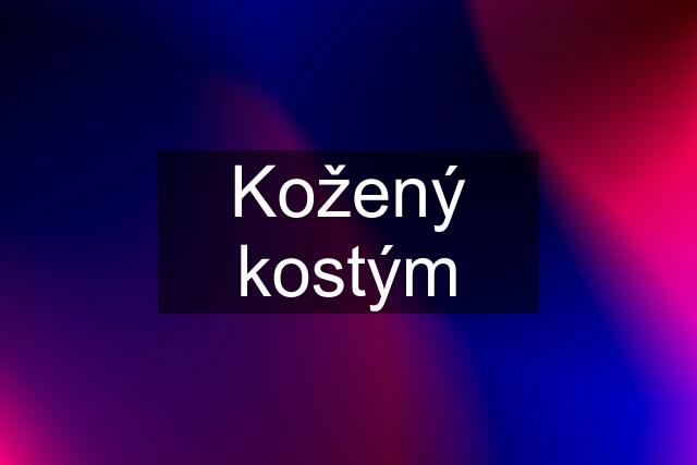 Kožený kostým