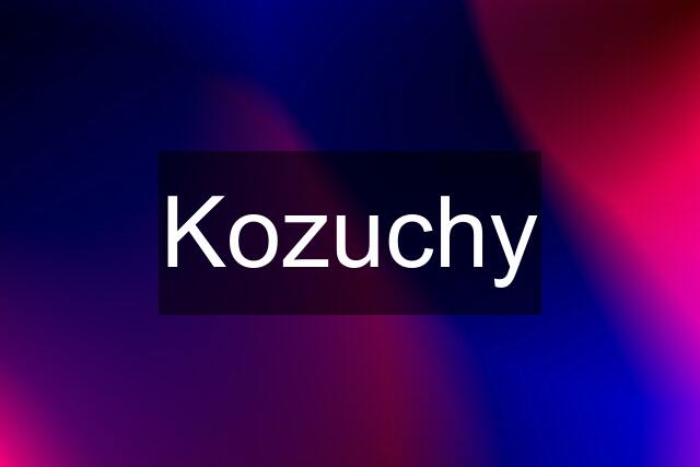 Kozuchy